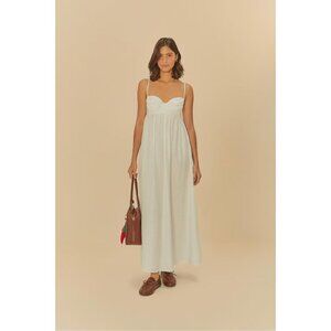 FARM Rio White Maxi Dress